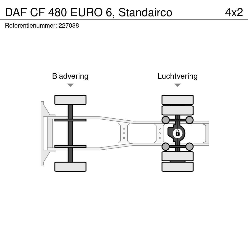 DAF CF 480 EURO 6, Standairco Naudoti vilkikai