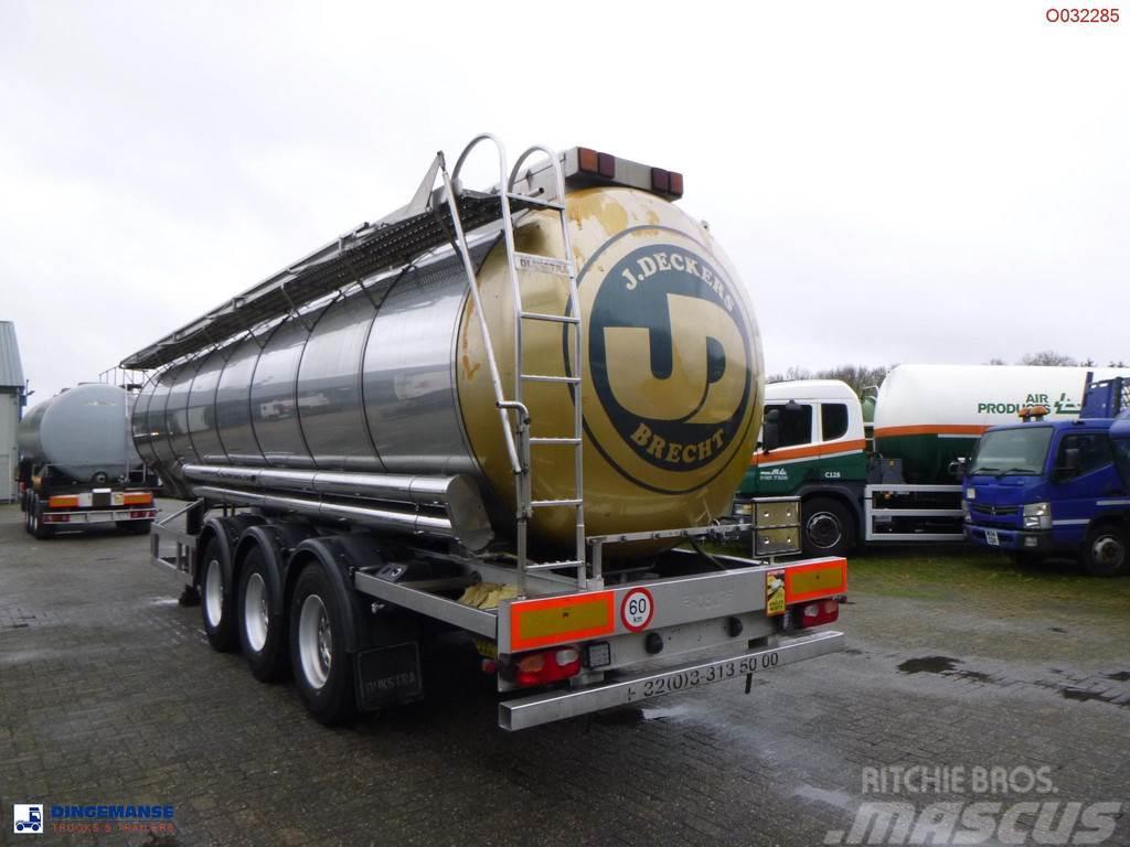  Parcisa Chemical tank inox L4BH 30 m3 / 1 comp / A Cisternos puspriekabės