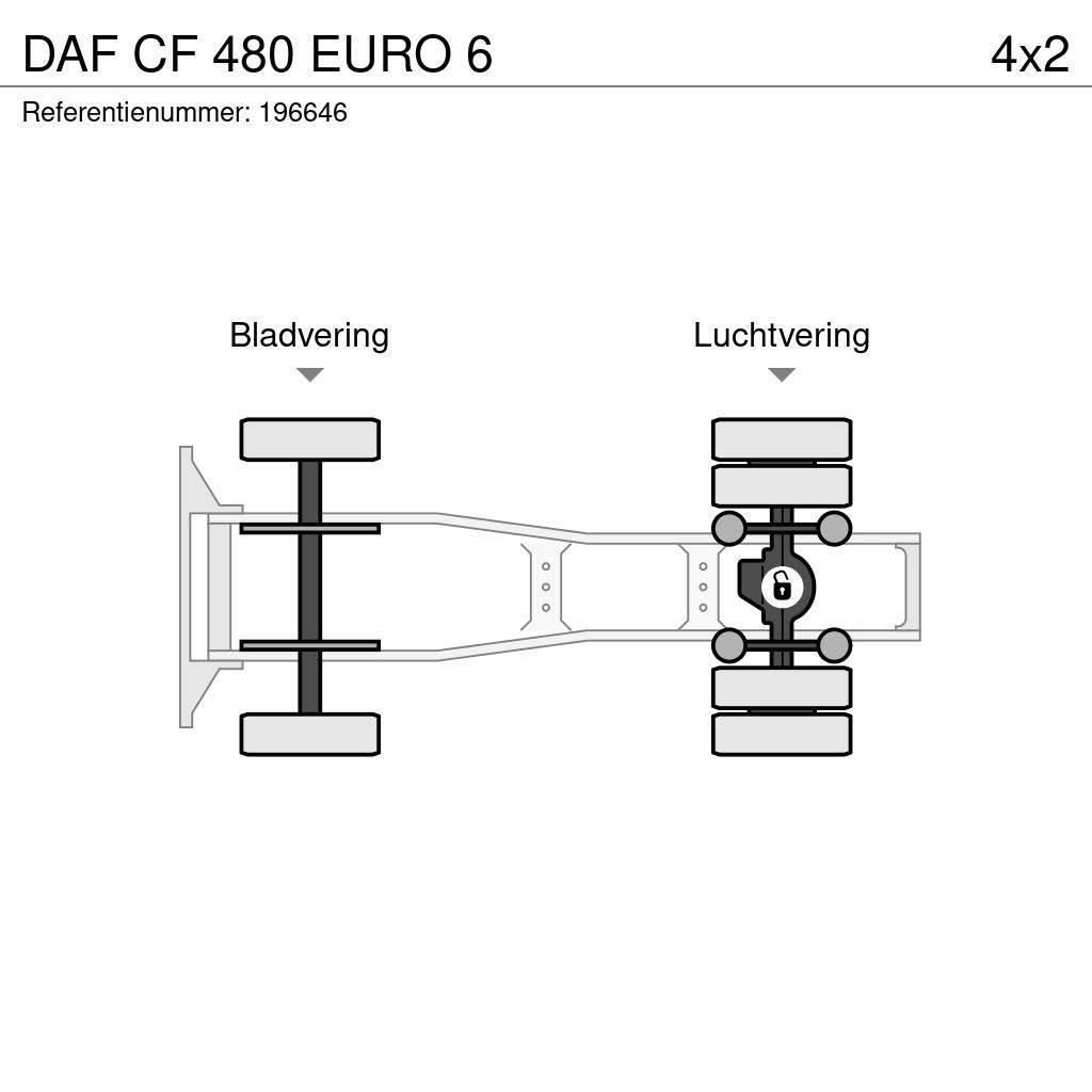 DAF CF 480 EURO 6 Naudoti vilkikai