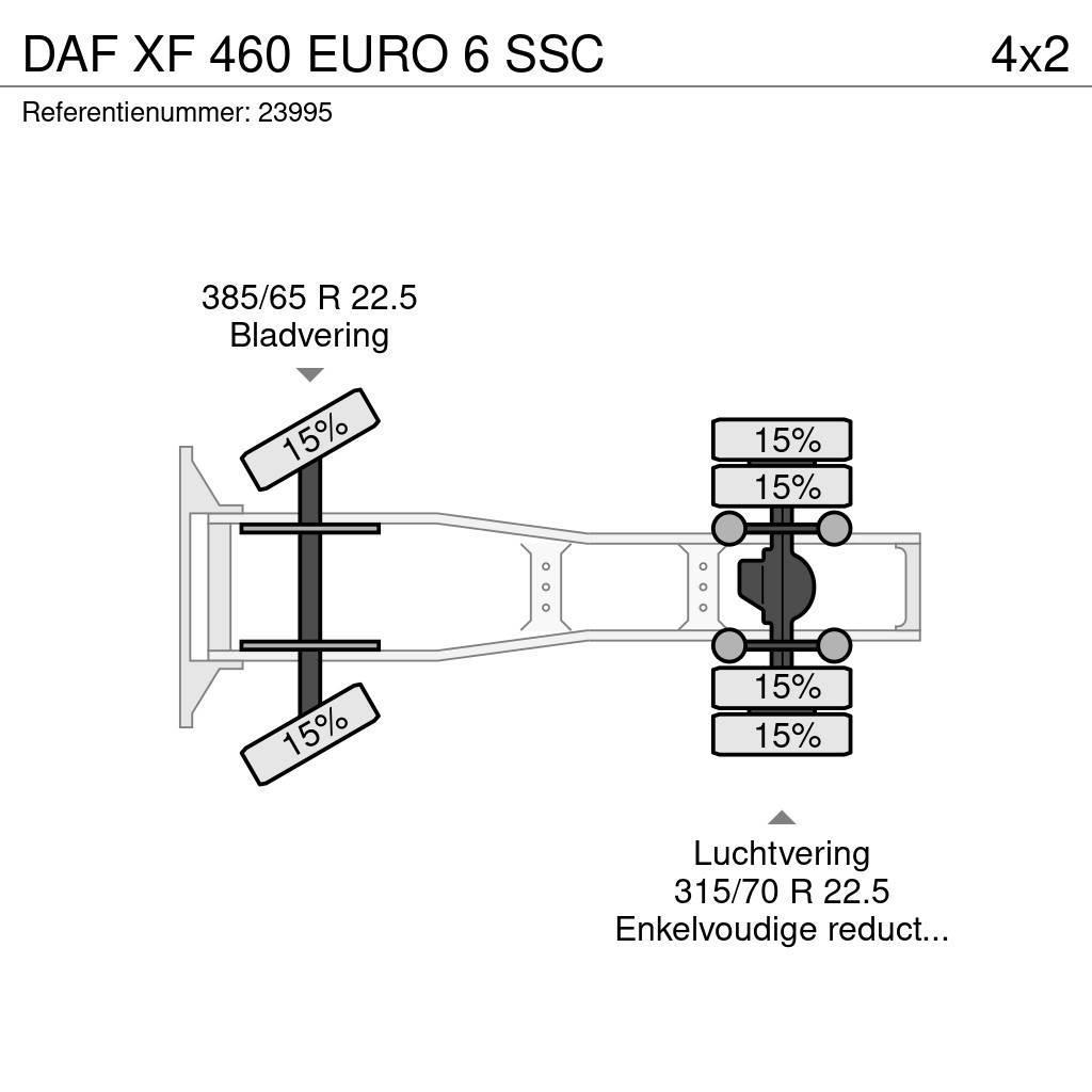 DAF XF 460 EURO 6 SSC Naudoti vilkikai