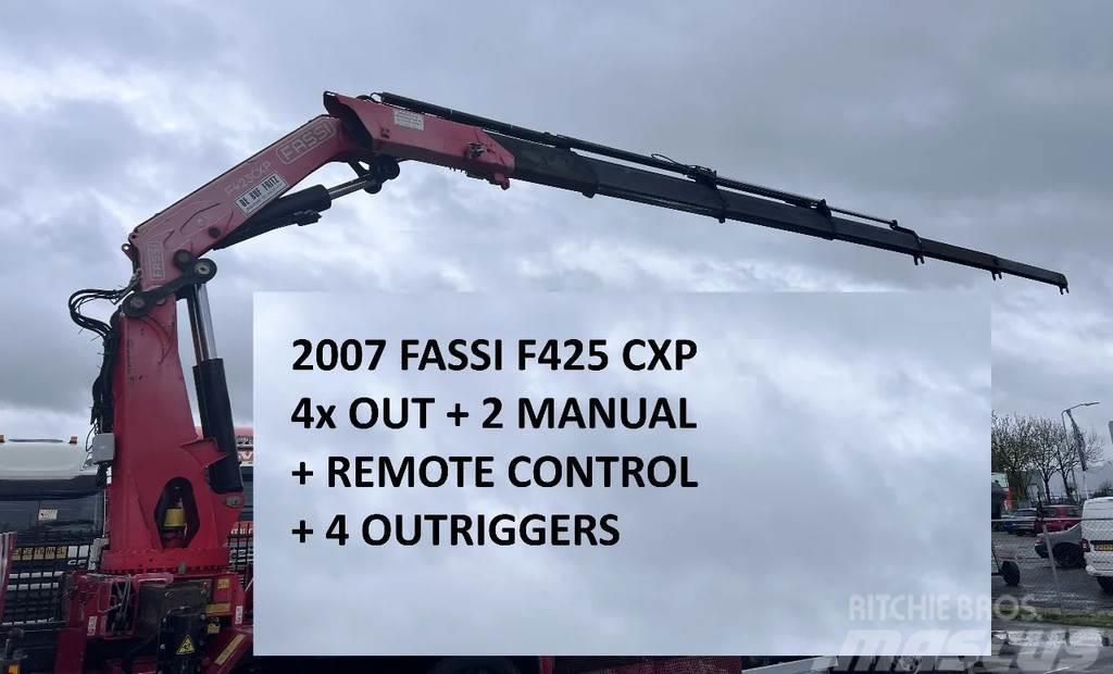 Fassi F425CXP F425CXP + REMOTE + 4 OUTRIGGERS - 4x OUT + Keltuvai-krautuvai