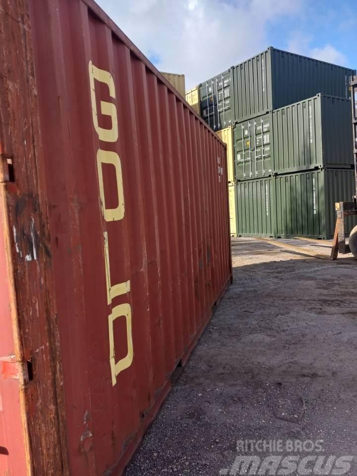 CIMC 20 FOOT USED WATER TIGHT SHIPPING CONTAINER Saugojimo konteineriai