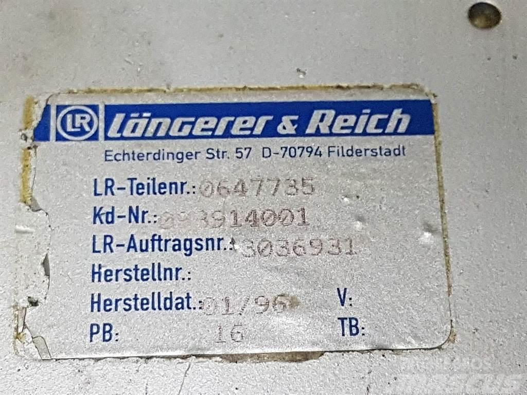  Längerer & Reich 0647735 - Oil cooler/Ölkühler/Oli Hidraulikos įrenginiai