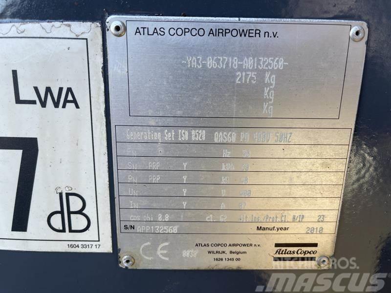Atlas Copco QAS 60 Dyzeliniai generatoriai