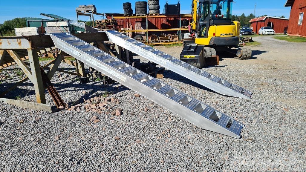  Lastramper aluminium olika längder Mini ekskavatoriai < 7 t