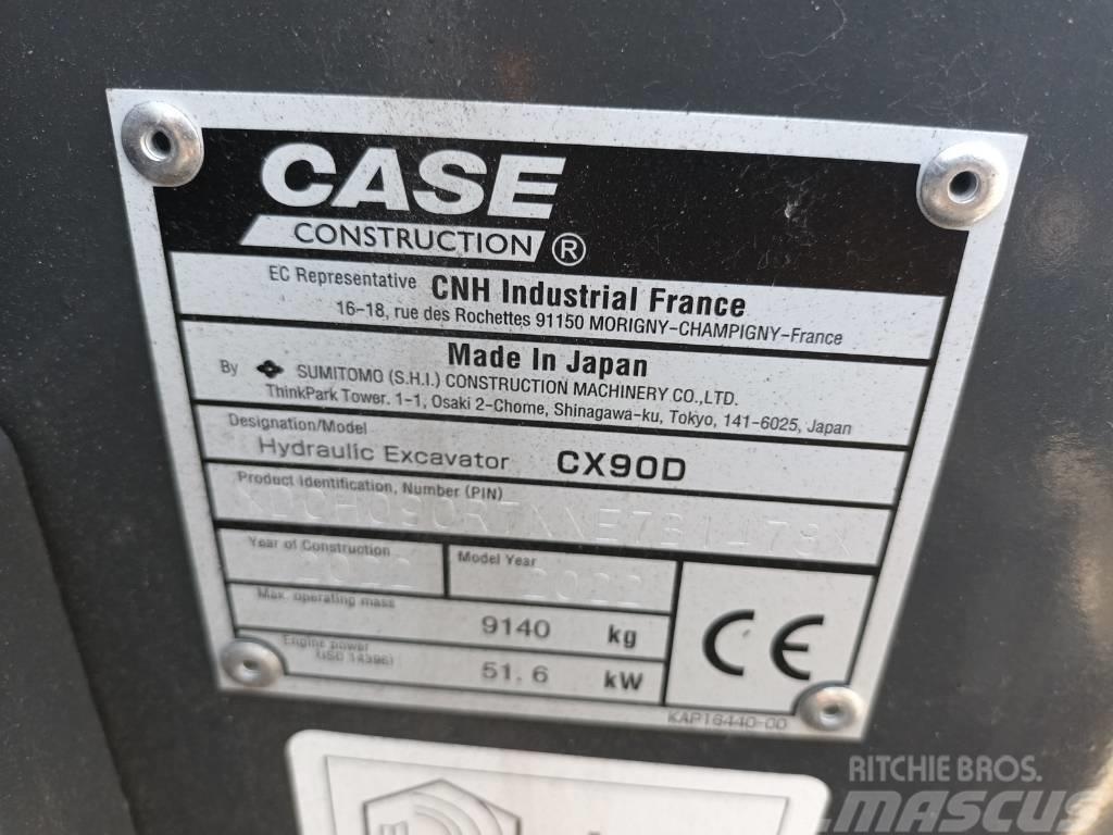 CASE CX 90 D Vidutinės galios ekskavatoriai 7-12 t