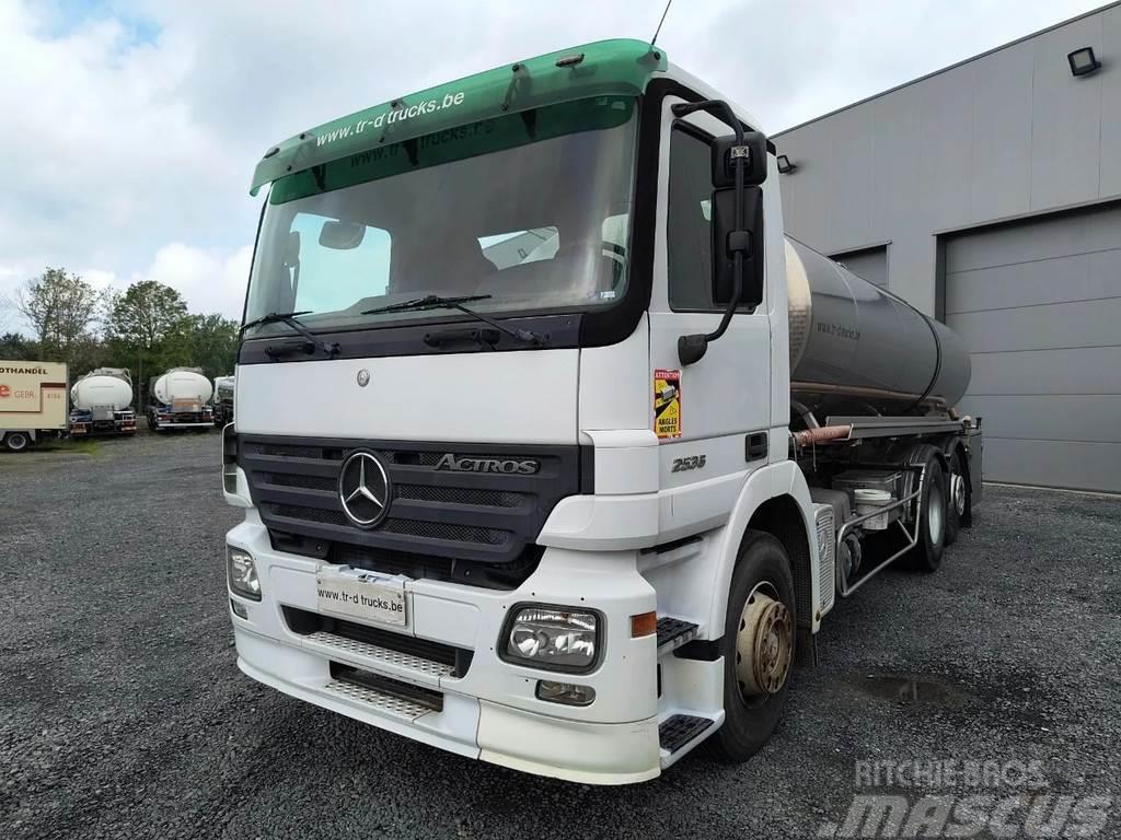 Mercedes-Benz Actros 2536 6X2 - TANK IN INSULATED STAINLESS STEE Automobilinės cisternos