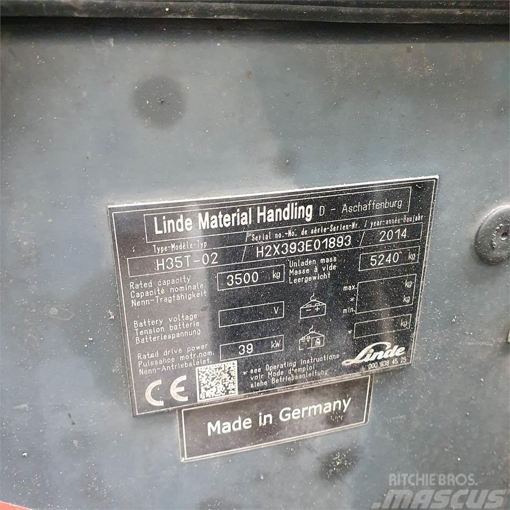 Linde H35T LPG (dujiniai) krautuvai