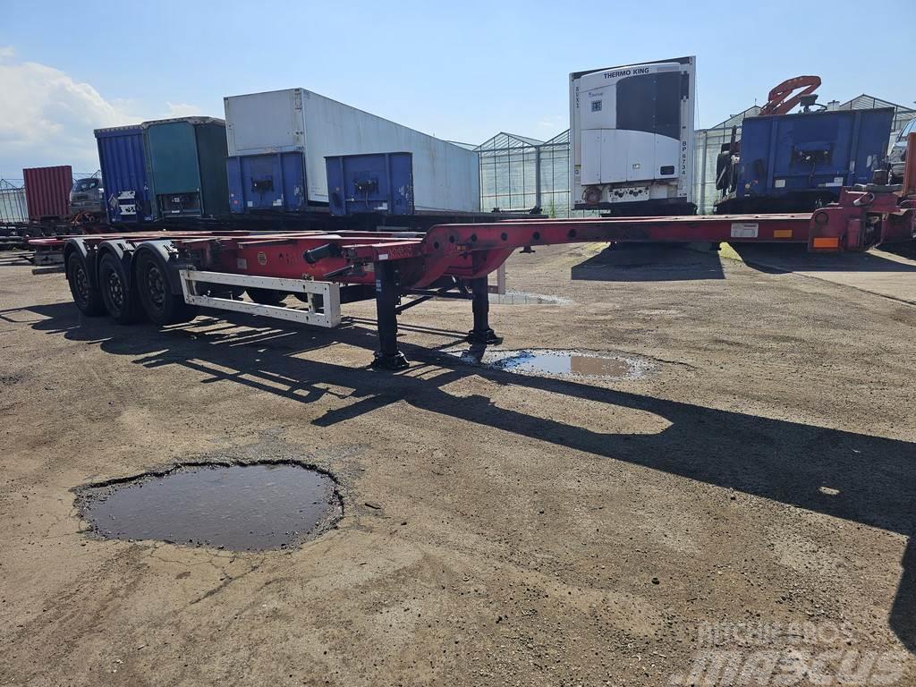 Krone SD 27 | 3 axle container chassis | 4740 kg | Saf D Konteinerių puspriekabės
