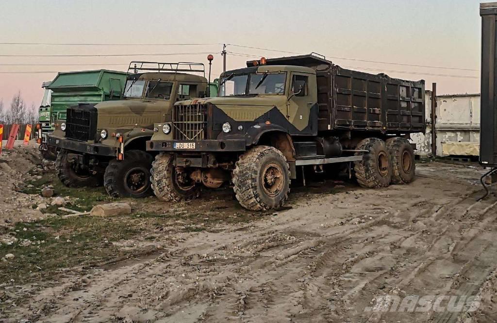 Kraz 6x6 Savivarčių priekabų vilkikai
