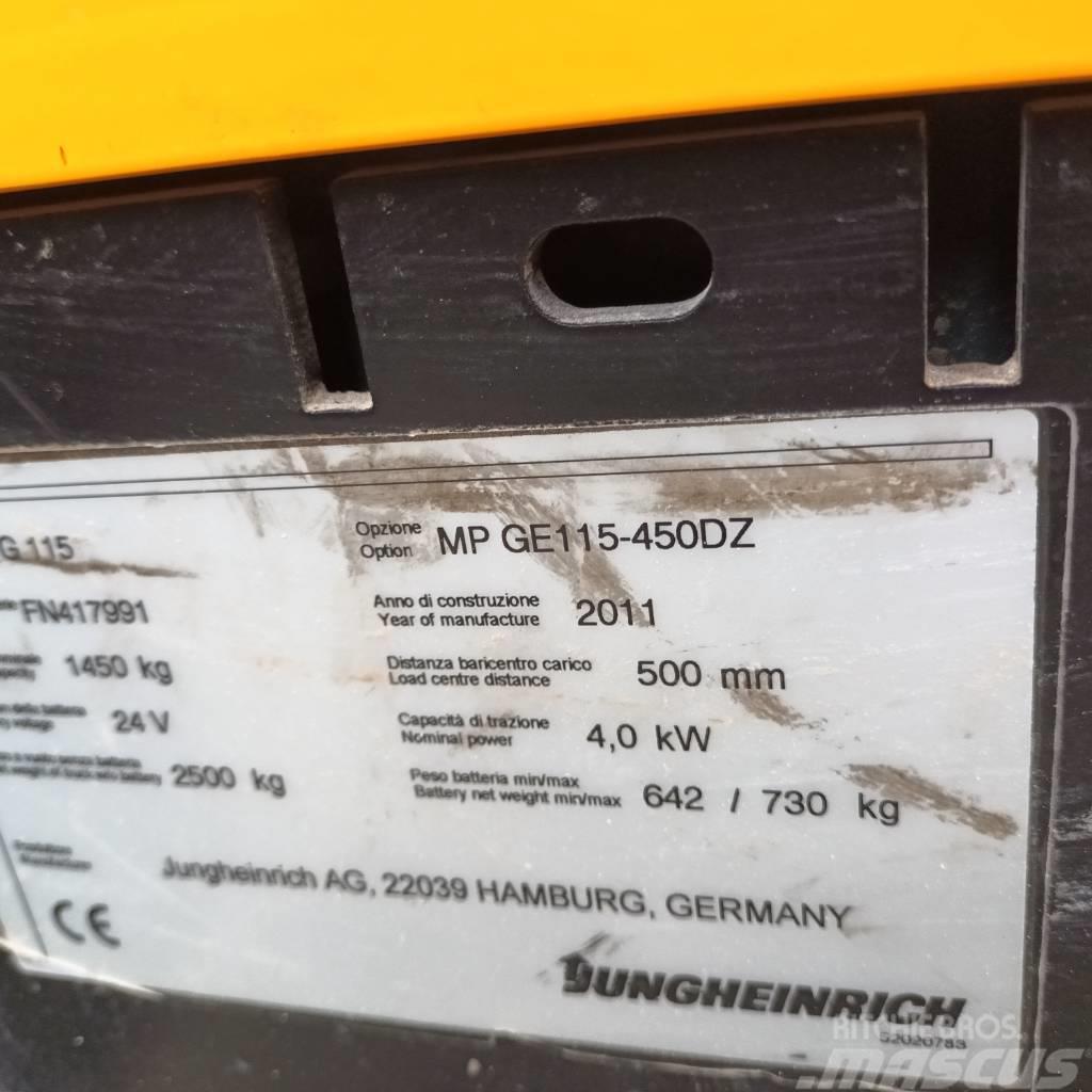 Jungheinrich EFG 115 Elektriniai šakiniai krautuvai