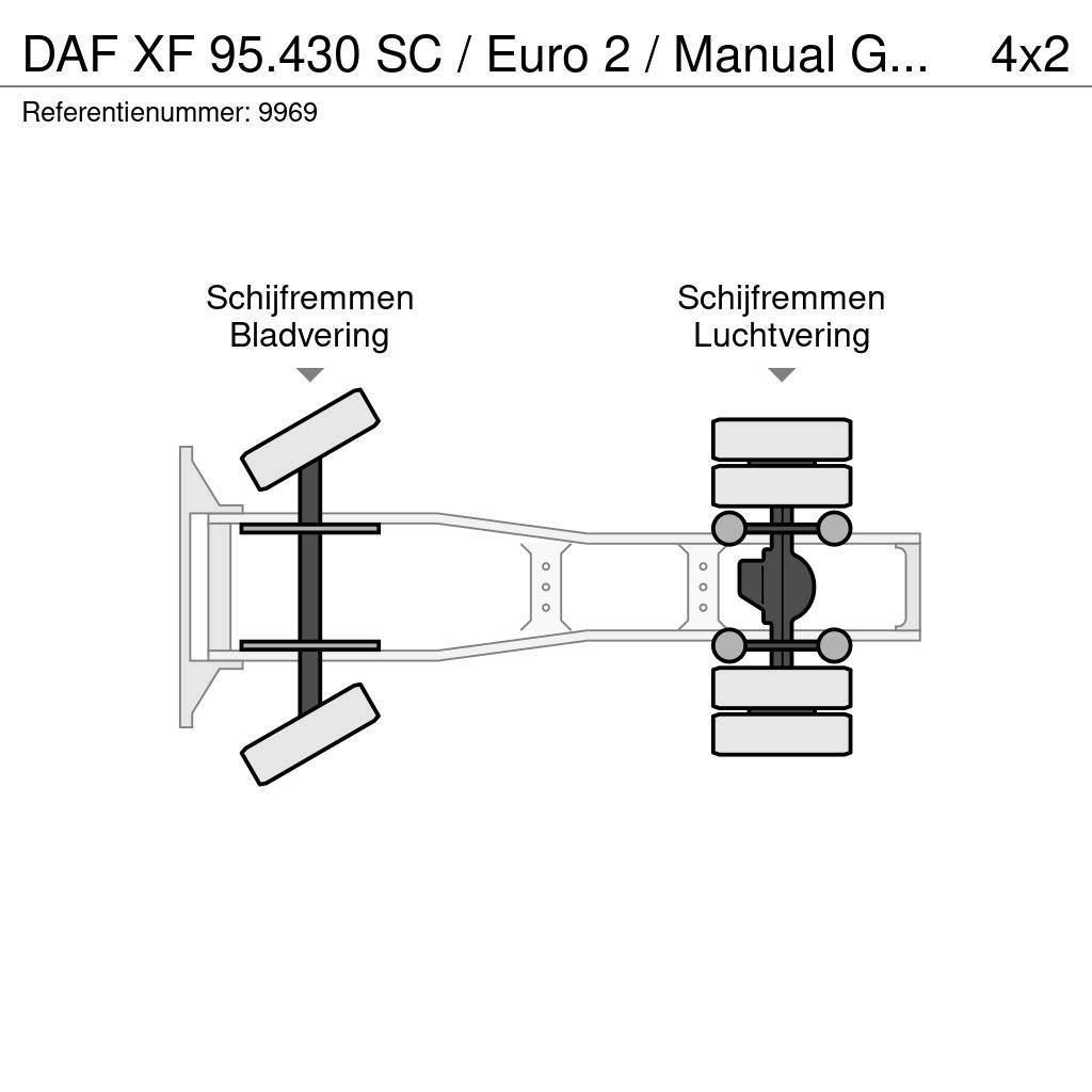 DAF XF 95.430 SC / Euro 2 / Manual Gearbox Naudoti vilkikai