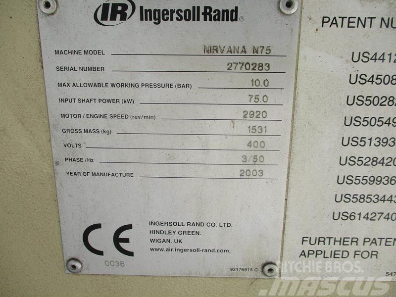 Ingersoll Rand N 75 Kompresoriai