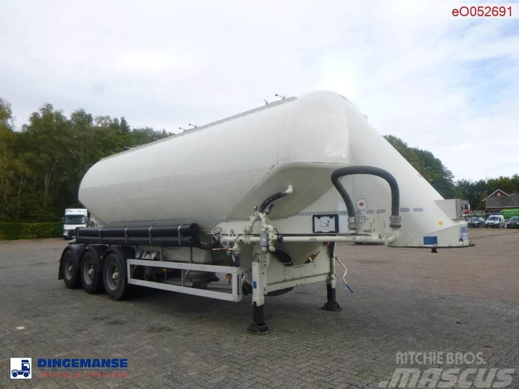 Feldbinder Powder tank alu 40 m3 / 1 comp Cisternos puspriekabės