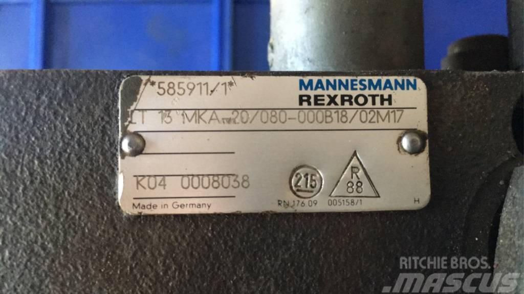 Rexroth MANNESMANN 595911/1 LT 13 MKA-20/080-000B18/02M17 Hidraulikos įrenginiai