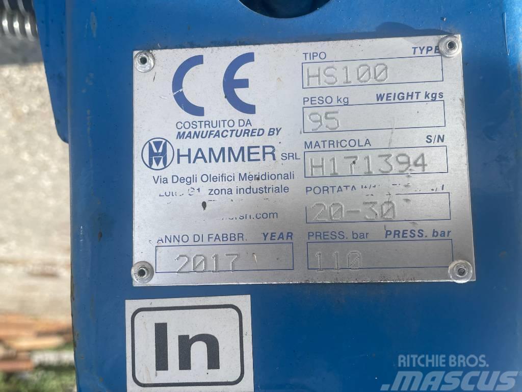 Hammer HS100 Hydraulic Breaker Skid steer Hidrauliniai kūjai / Trupintuvai