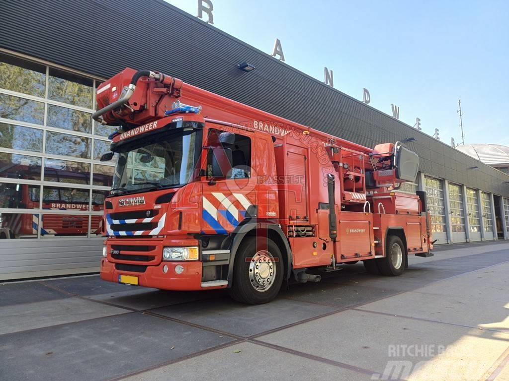 Scania P 360 Brandweer, Firetruck, Feuerwehr - Hoogwerker Gaisrinės