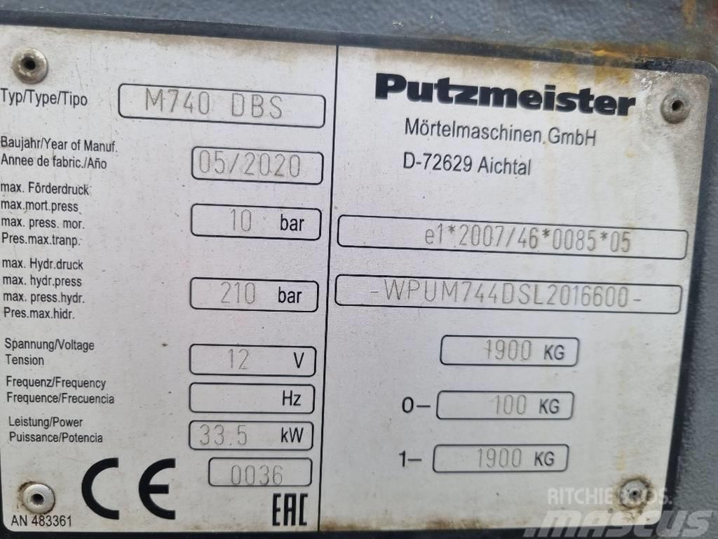 Putzmeister M 740/4 DBS Betono padavimo siurbliai