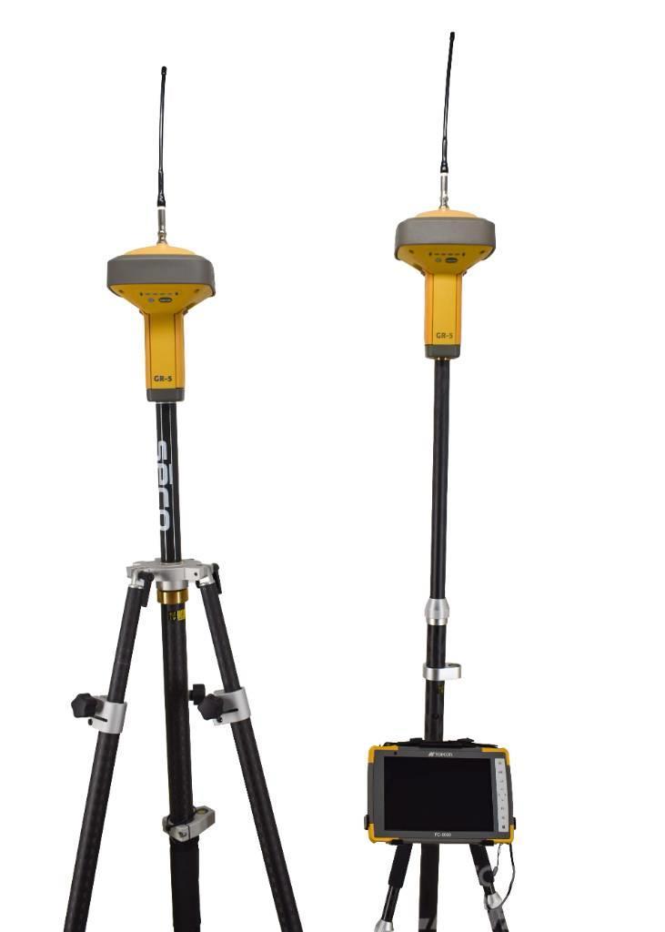 Topcon Dual GR-5+ UHF II GPS GNSS w/ FC-6000 & Pocket-3D Kiti naudoti statybos komponentai