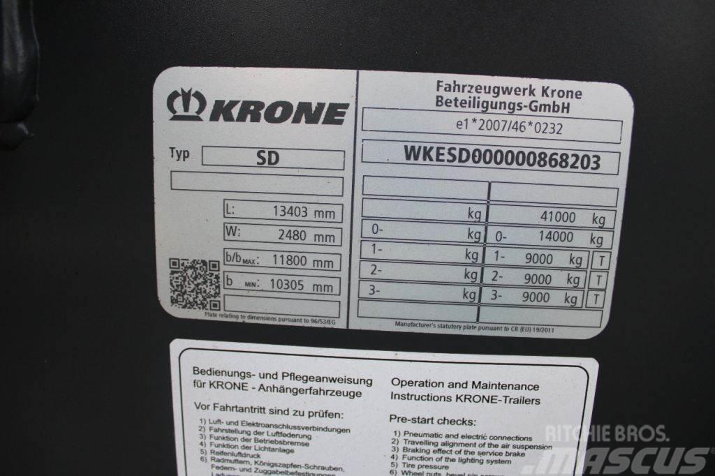 Krone 3x axle + 2x20/30/40/45ft + High Cube + BE APK 07- Konteinerių puspriekabės