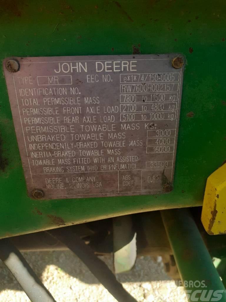 John Deere 7600 Traktoriai