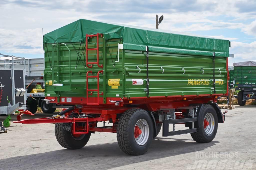 Pronar PT 612 / 12 tones tipping trailer / pallet wide Savivartės priekabos