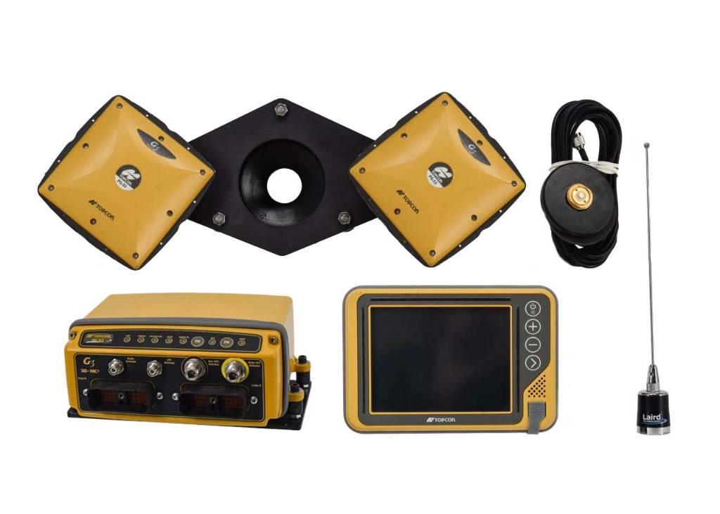 Topcon 3D-MC Machine Control Grader Autos GPS Kit w/ Dual Kiti naudoti statybos komponentai