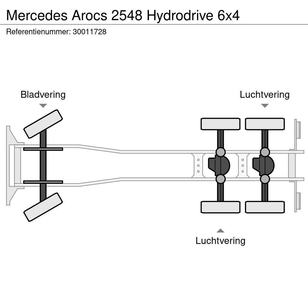 Mercedes-Benz Arocs 2548 Hydrodrive 6x4 Važiuoklė su kabina