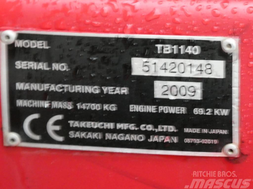 Takeuchi TB1140 + Palfinger PK 7501 + ENGCON Vikšriniai ekskavatoriai