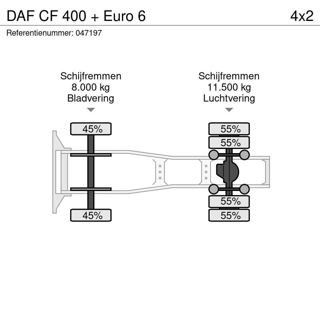 DAF CF 400 + Euro 6 Naudoti vilkikai