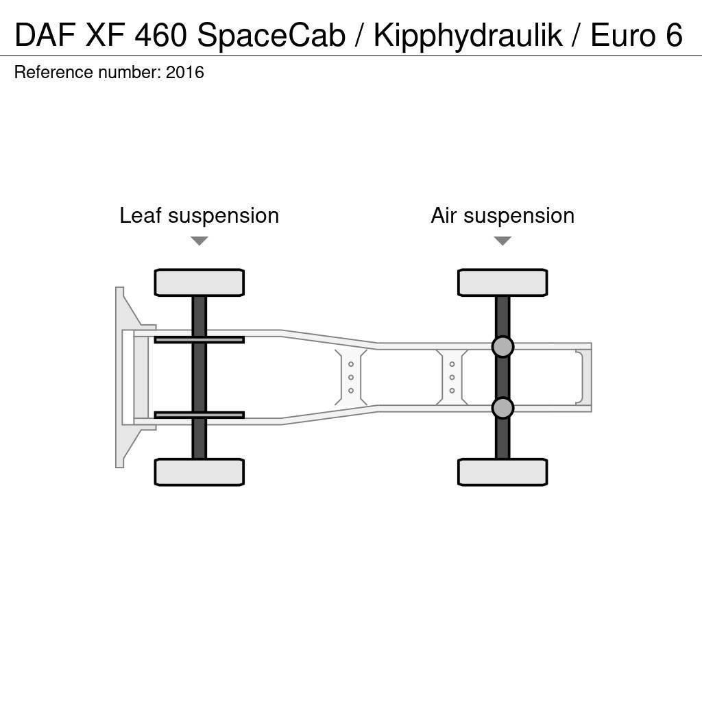 DAF XF 460 SpaceCab / Kipphydraulik / Euro 6 Naudoti vilkikai