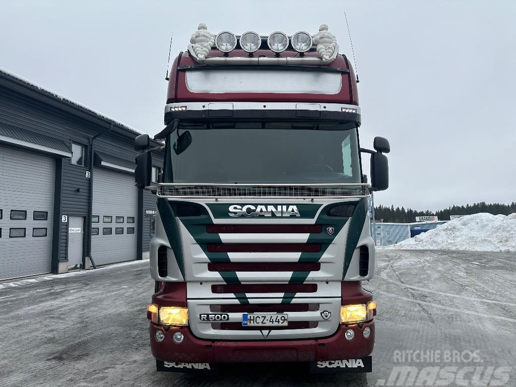Scania R500 6x2 hiab nosturilla Naudoti vilkikai