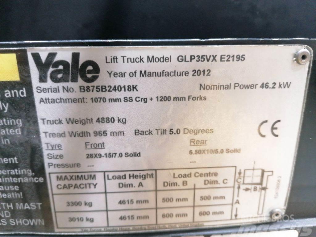 Yale GLP35VX LPG (dujiniai) krautuvai