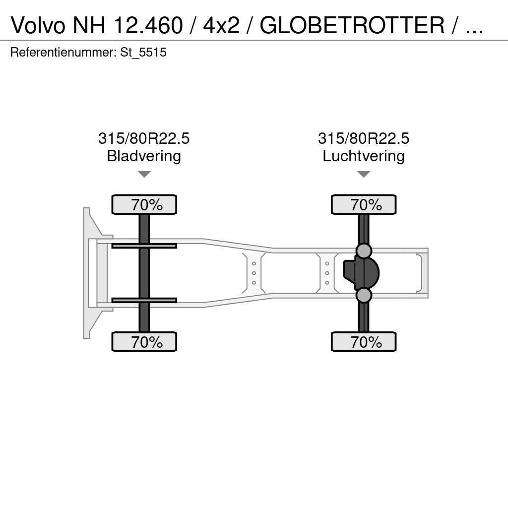Volvo NH 12.460 / 4x2 / GLOBETROTTER / MANUAL GEARBOX Naudoti vilkikai