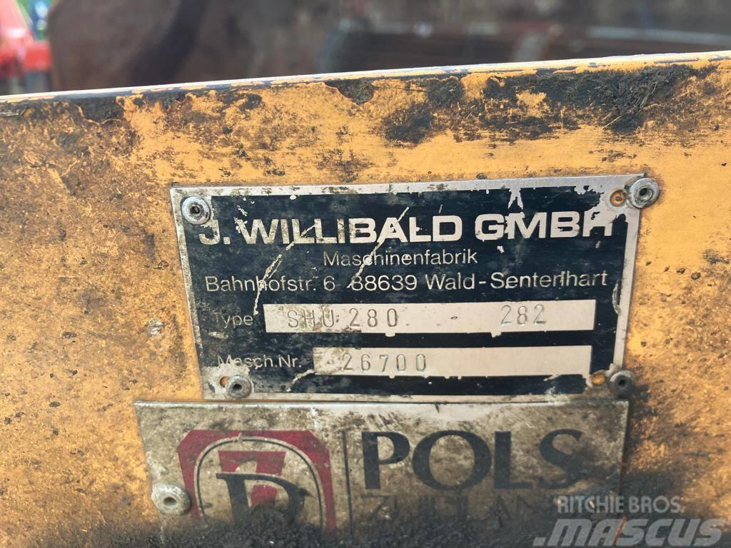 Willibald SHU 280 - 282 Montuojamos ir prikabinamos šienapjovės