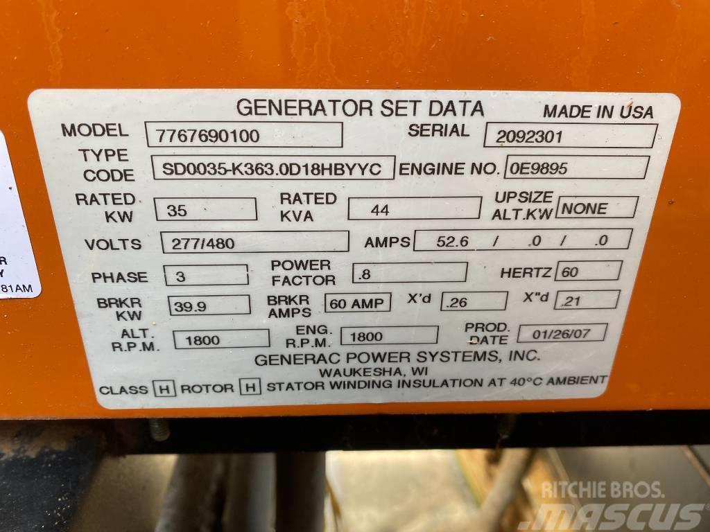 Generac 35 KW Dyzeliniai generatoriai