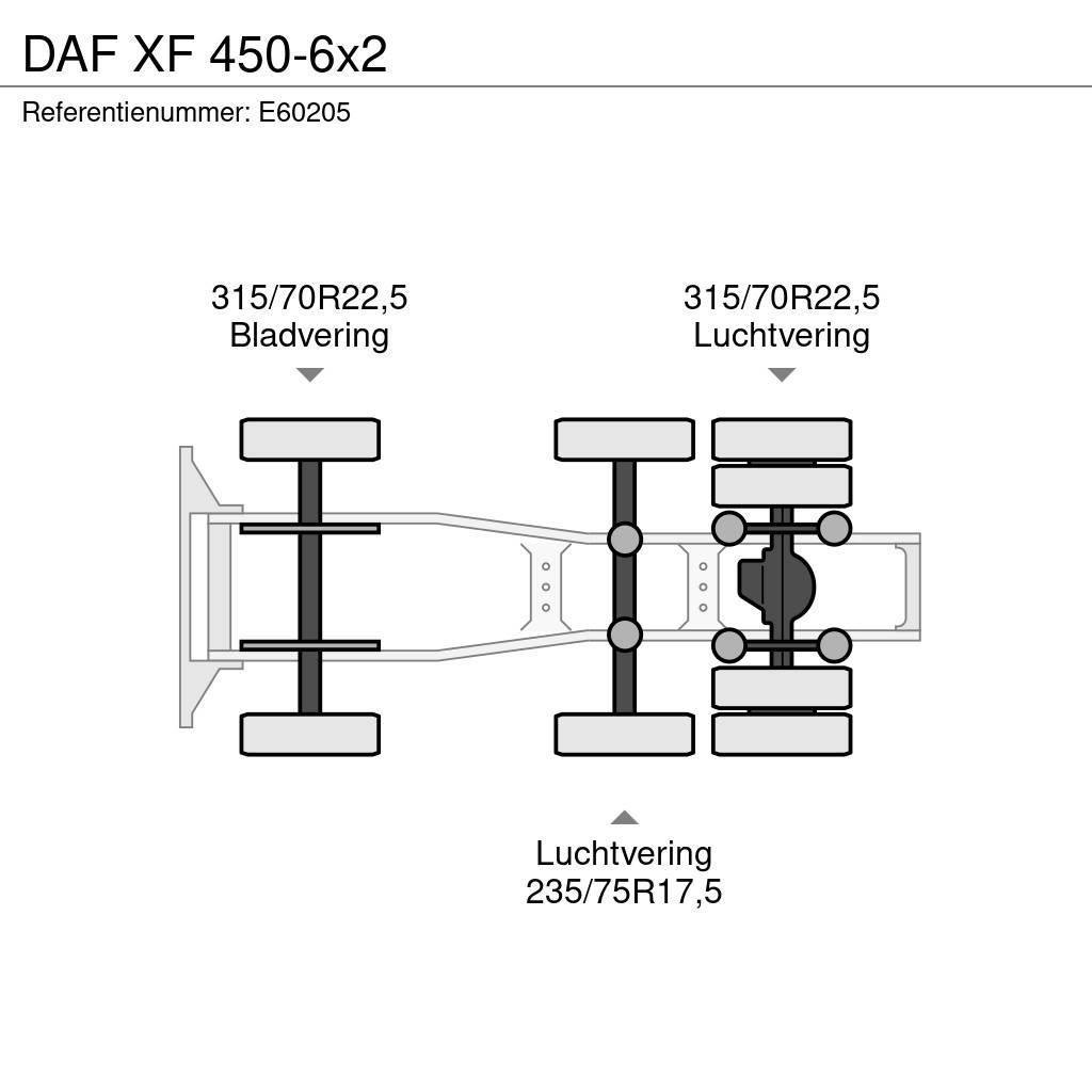 DAF XF 450-6x2 Naudoti vilkikai