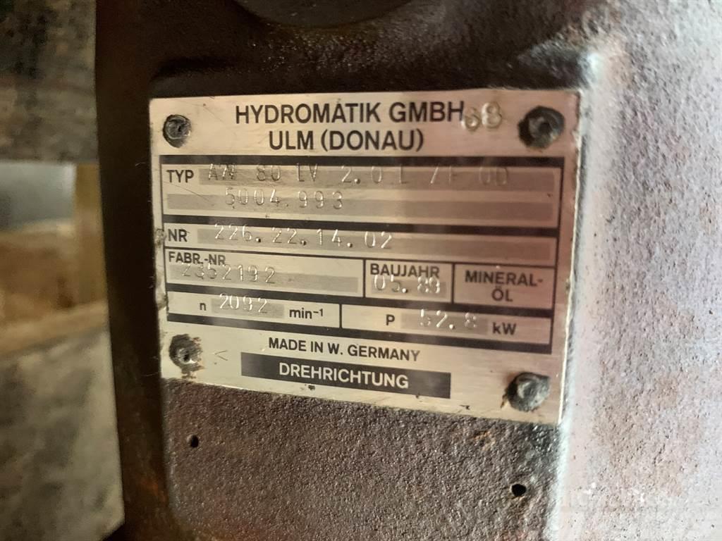 Hydromatik A7V80LV20LZF0D - Liebherr L 541 - Drive pump Hidraulikos įrenginiai