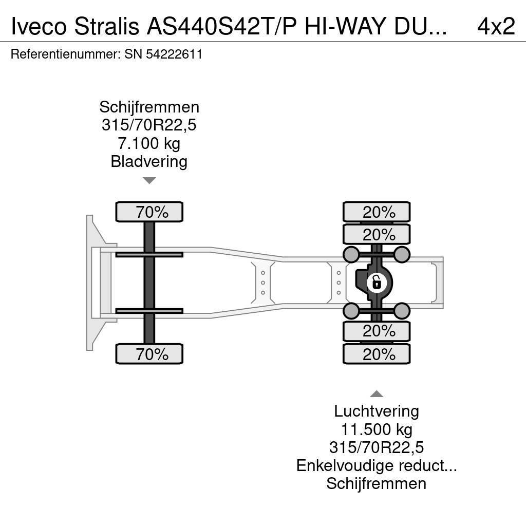 Iveco Stralis AS440S42T/P HI-WAY DUTCH TRUCK (APK/TUV -> Naudoti vilkikai