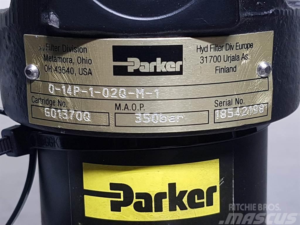 Parker 0-14P-1-02Q-M-1 -  Pressure filters/Persfilters Hidraulikos įrenginiai
