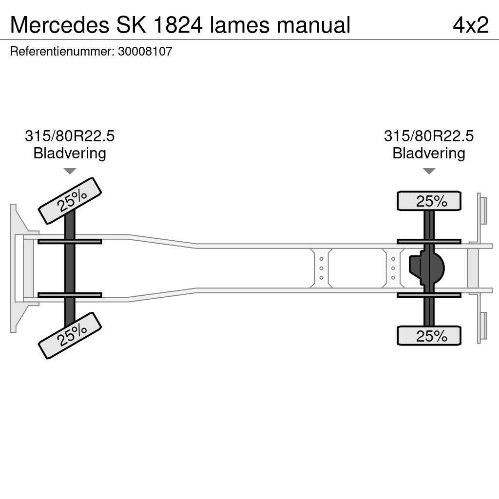 Mercedes-Benz SK 1824 lames manual Važiuoklė su kabina