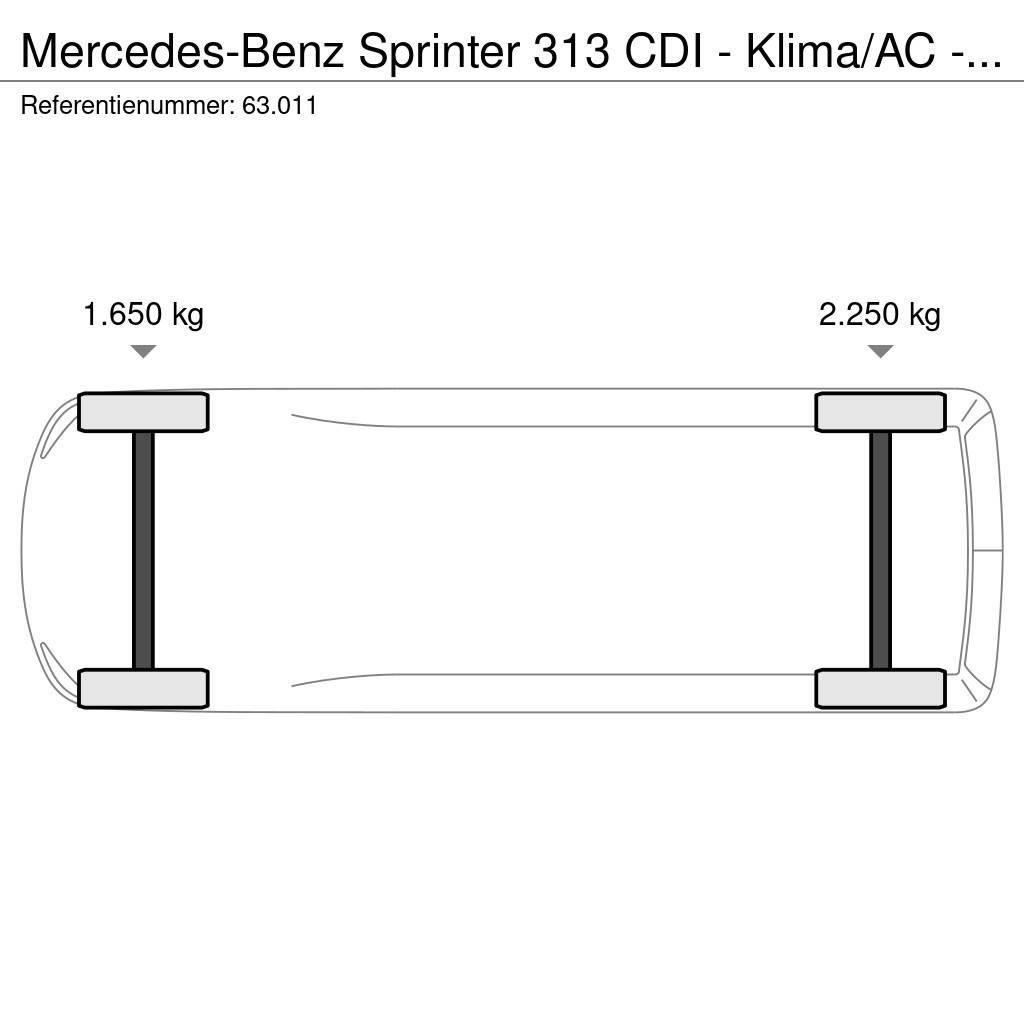 Mercedes-Benz Sprinter 313 CDI - Klima/AC - Joly B9 crane - 5 se Pikapai / Bortiniai sunkvežimiai