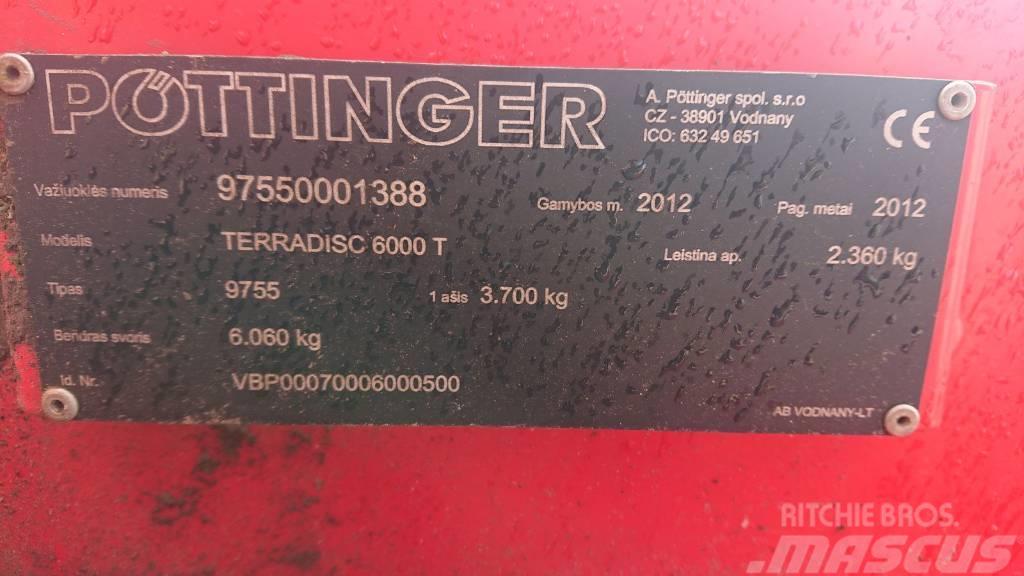 Pöttinger TerraDisc 6000 T Diskinės akėčios