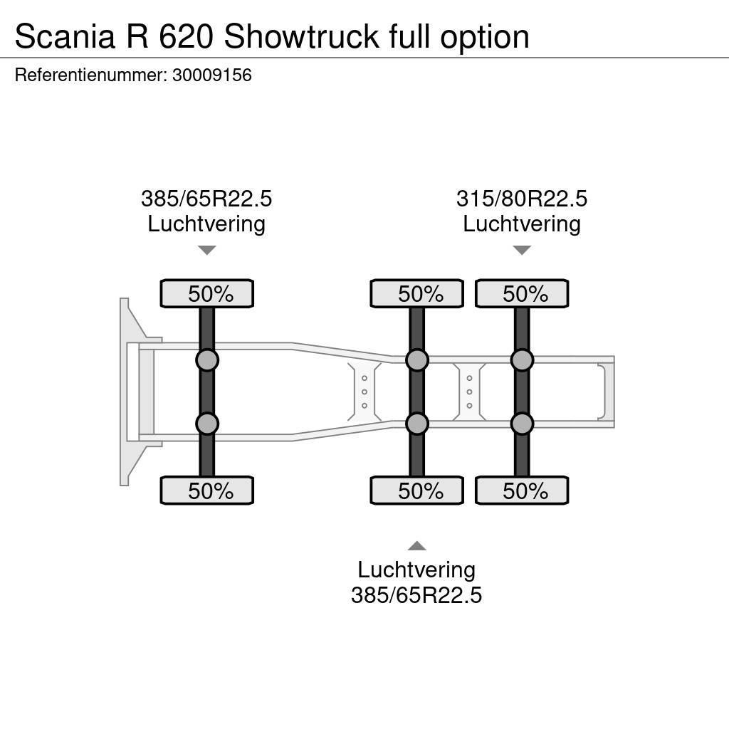 Scania R 620 Showtruck full option Naudoti vilkikai