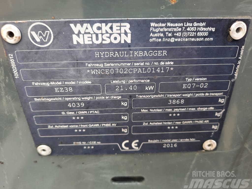 Wacker Neuson EZ 38 Mini ekskavatoriai < 7 t