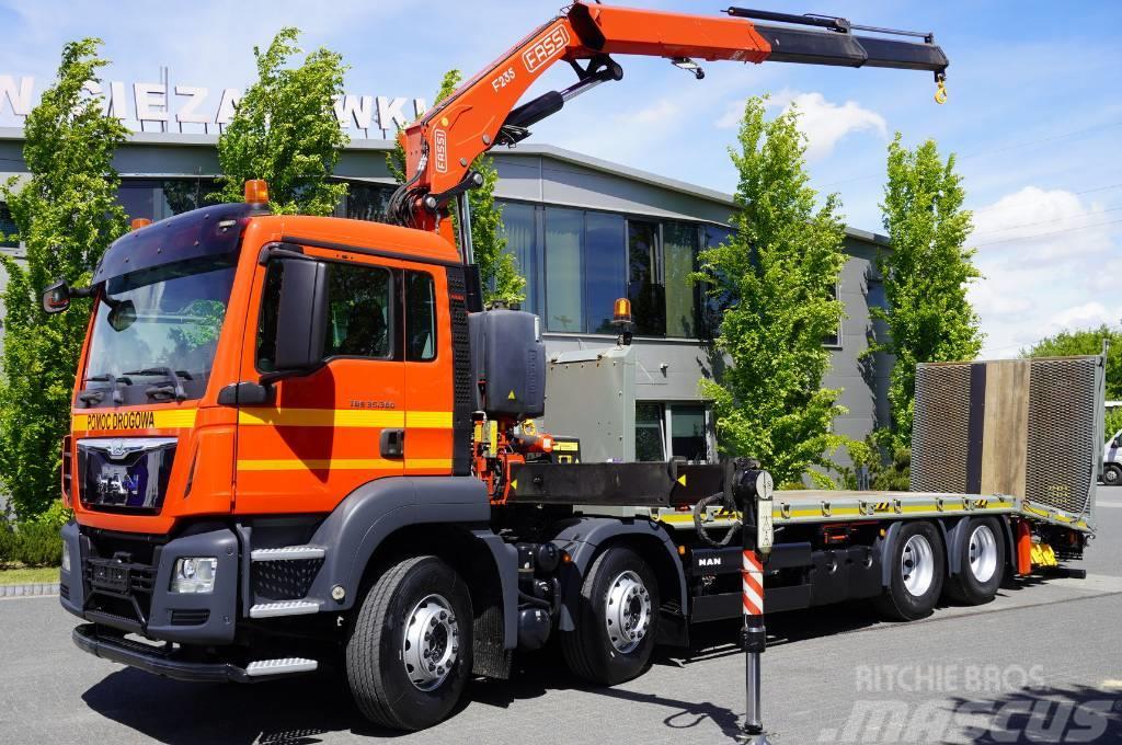 MAN TGS 35.360 E6 8×2 / Tow truck / Crane Fassi F235 Autovežiai