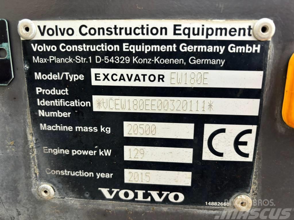Volvo EW180E Ratiniai ekskavatoriai