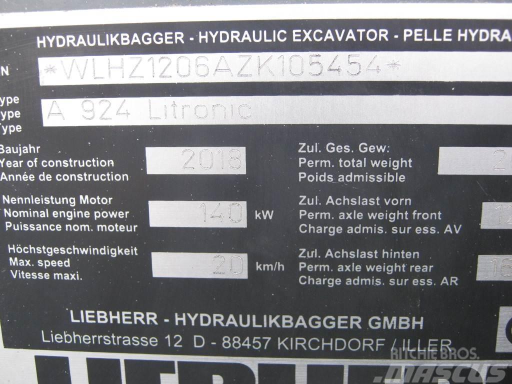 Liebherr A 924 Litronic Ratiniai ekskavatoriai