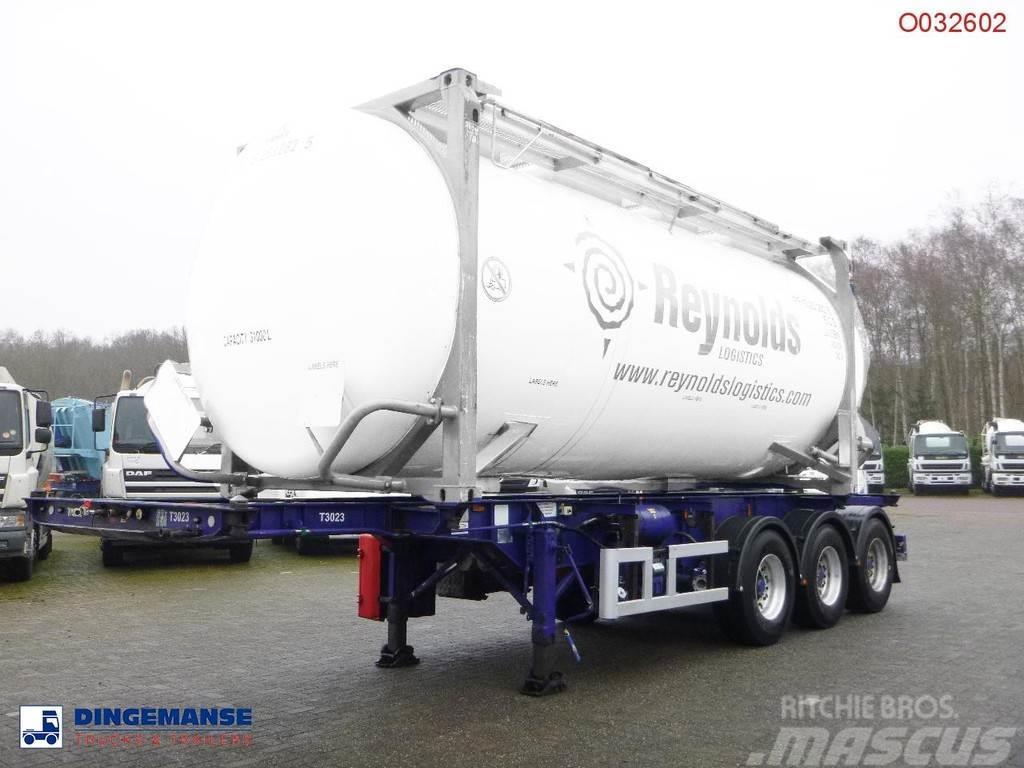  M & G 3-axle container trailer 20-30 ft Konteinerių puspriekabės