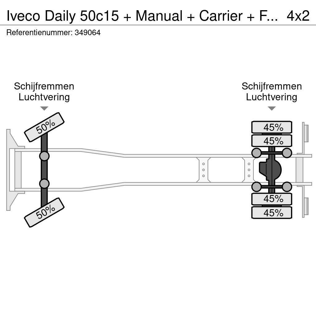 Iveco Daily 50c15 + Manual + Carrier + Flower transport Vilkikai šaldytuvai